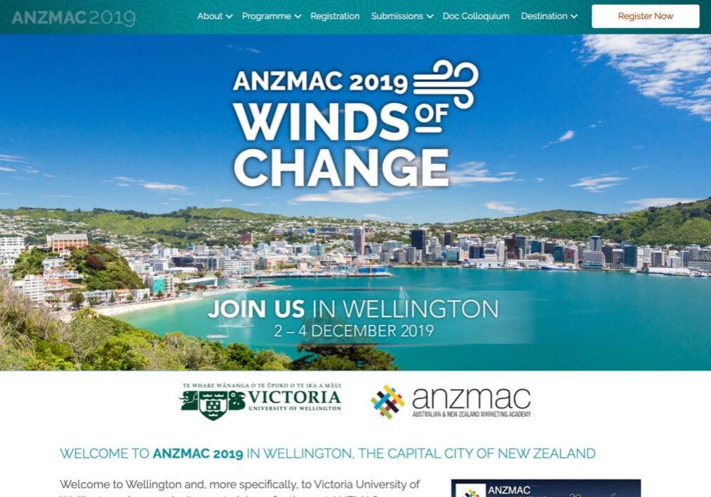 anzmac1 ANZMAC 2019 conference site design