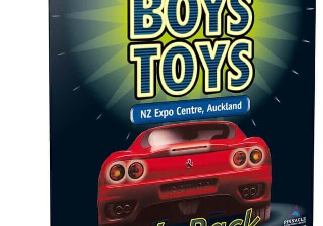 Big Boys Toys Auckland promotional poster
