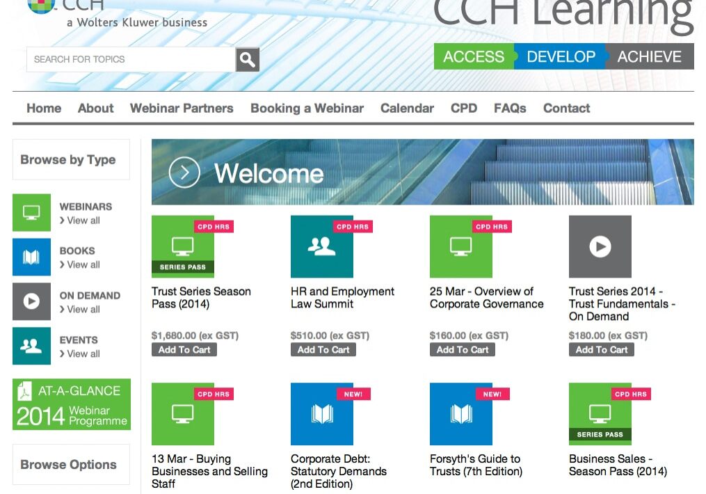 Online training ecommerce website 2