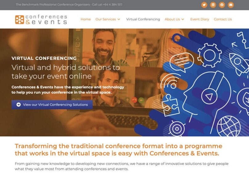 ce1 Events NZ wordpress website design