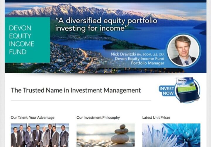 d1 funds Management wordpress homepage sample