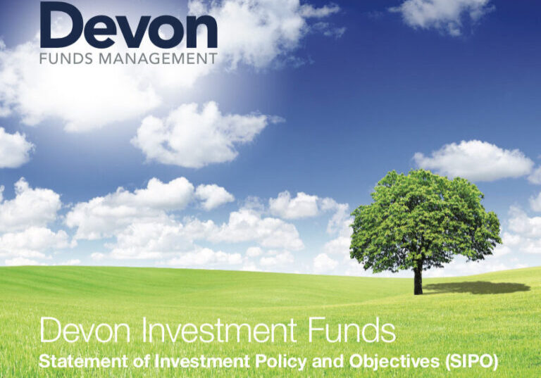 devon1 Devon Funds investment statement graphic design