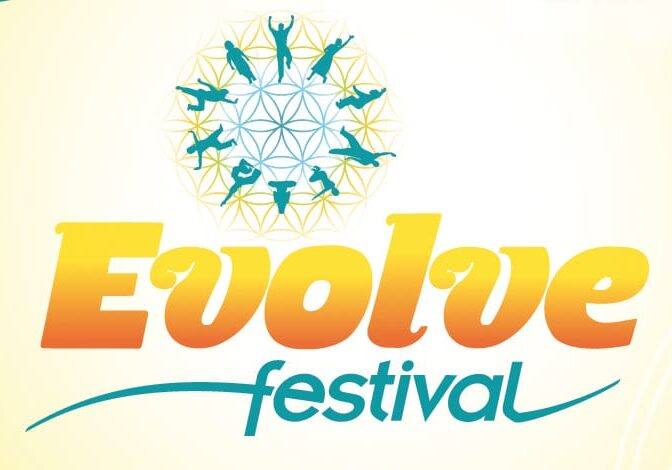 Evolve Festival nelson logo design