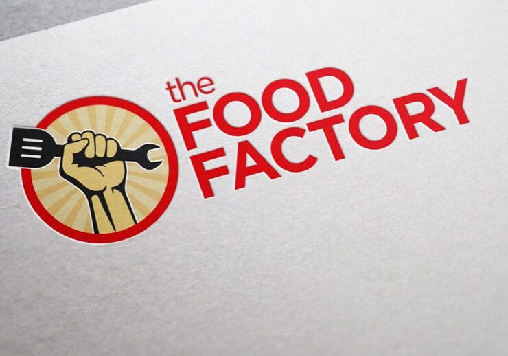 nelson-food-factory food factory logo design