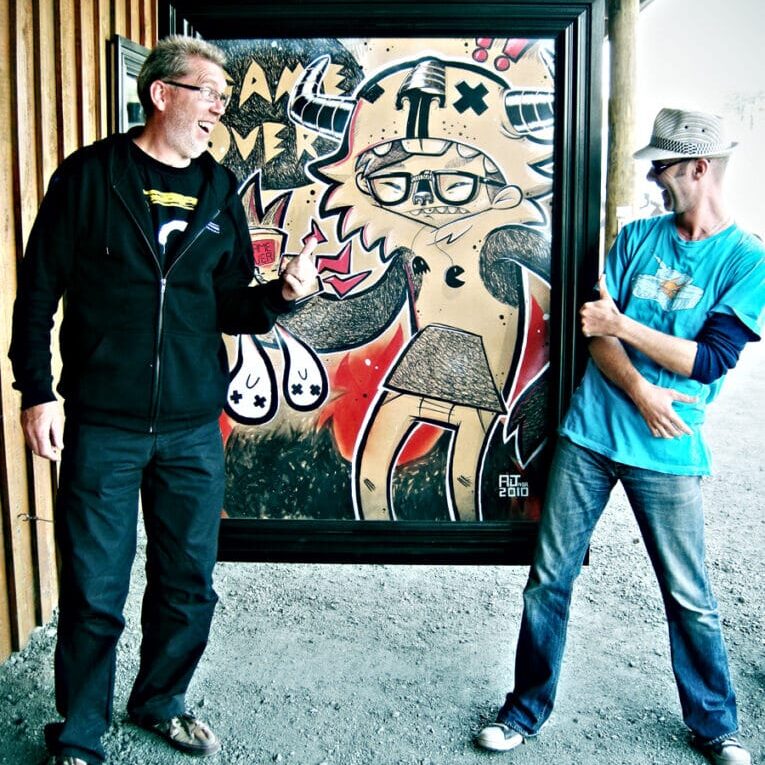 george Simon Owen Oi You! street art