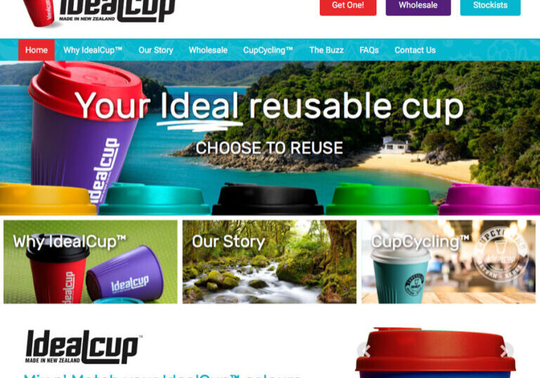 ic1 IdealCup Motueka website design
