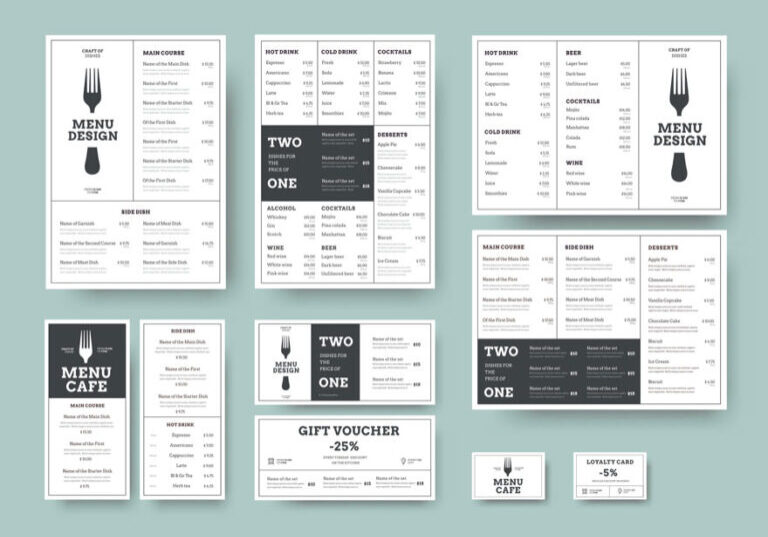 menu-design restaurant cafe menu design