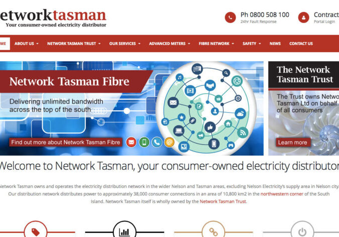 nt1 Network Tasman website design sample 1