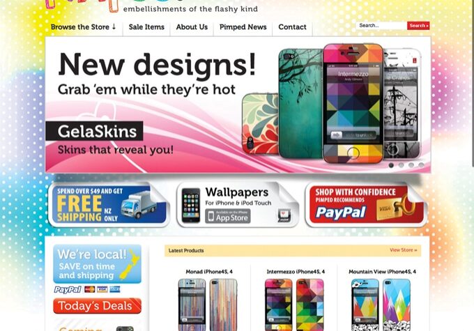 Gelaskins online shop NZ website