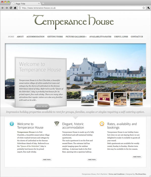 temperance house islay