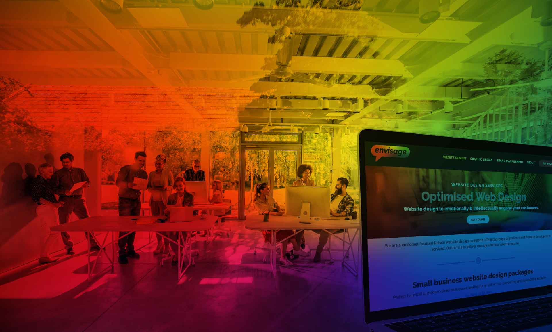 NZ website design studio interior
