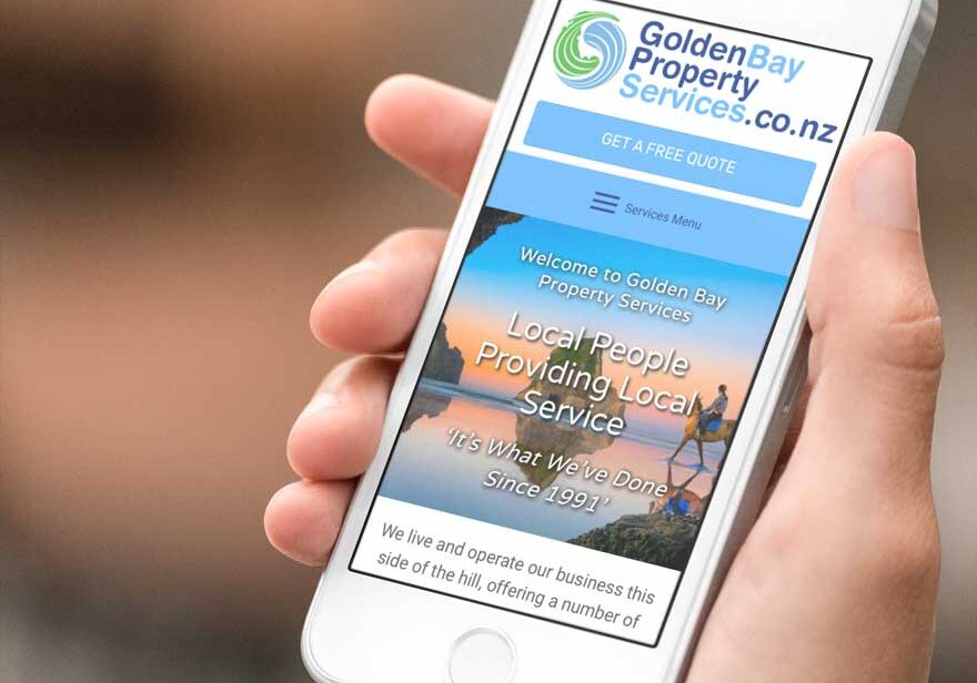 golden bay website design