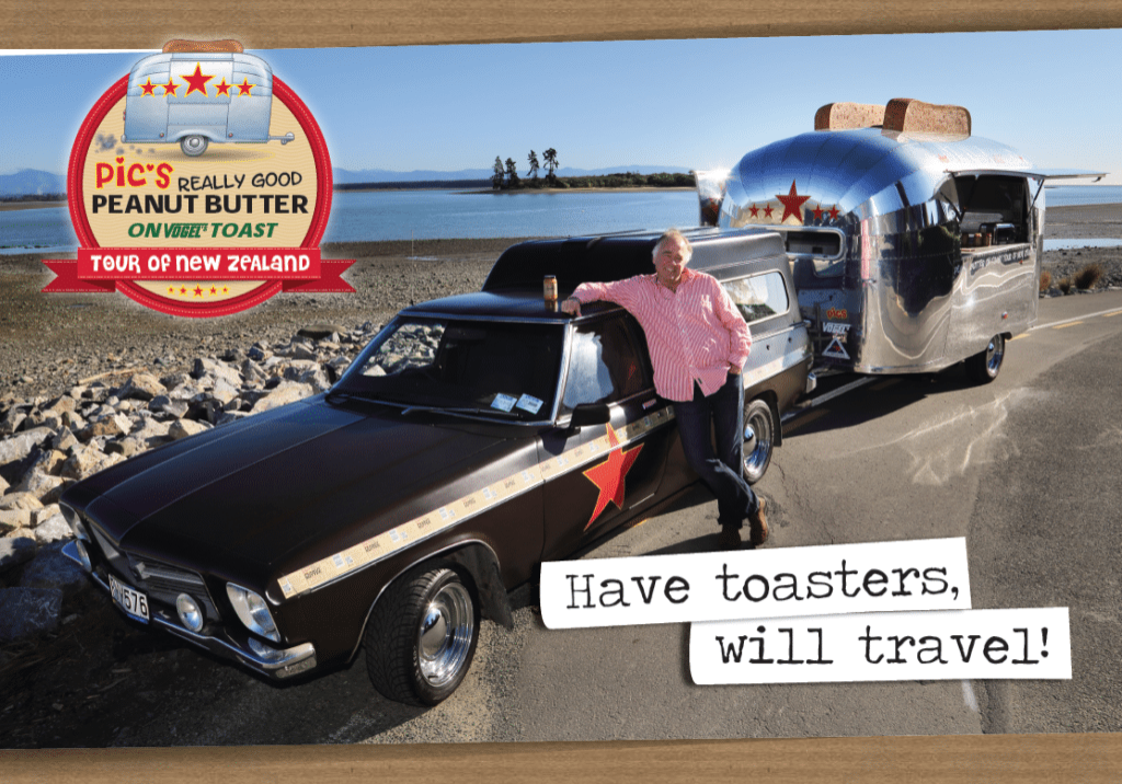 Pics old ute with caravan